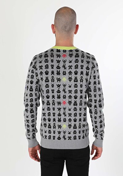 Image de Pull Gris Regular Fit   Homme