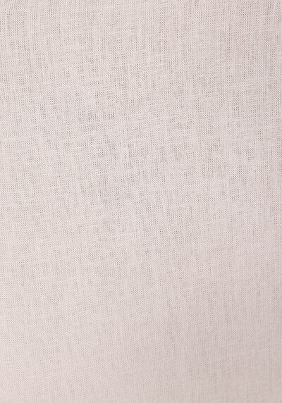 Afficher les détails de Pantalon Beige Wide Leg High Rise En Uni Regular Fit Femme