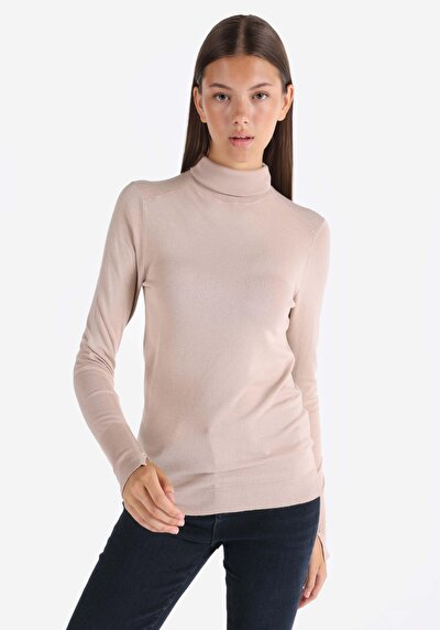 Image de Pull Beige Slim Fit   Femme
