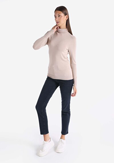 Image de Pull Beige Slim Fit   Femme