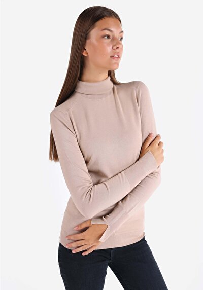 Image de Pull Beige Slim Fit   Femme