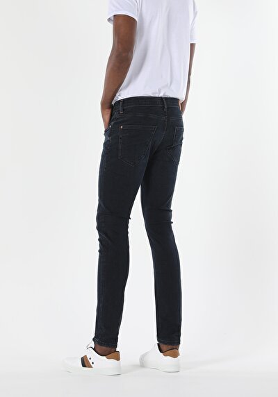 Afficher les détails de 040 Alex Pantalon Gris Skinny  Leg  En  Skinny Fit Homme