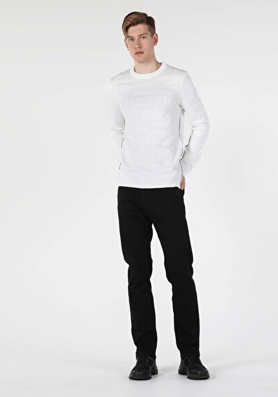 Afficher les détails de Pull Blanc Regular Fit   Homme