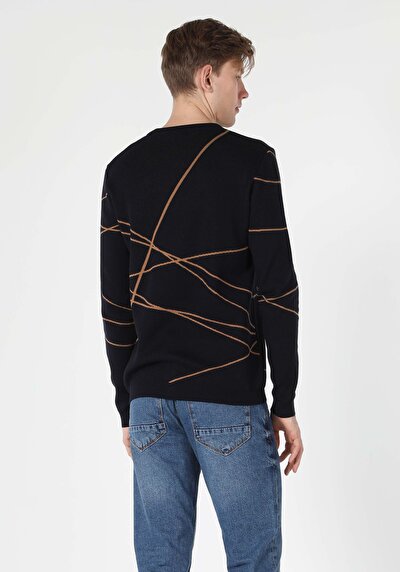 Image de Pull Noir Regular Fit   Homme