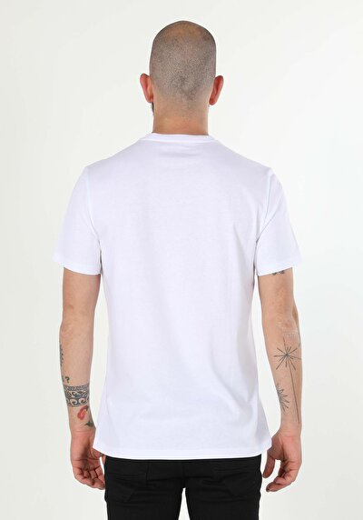 Image de T-shirt À Manches Courtes Blanc Regular Fit Homme