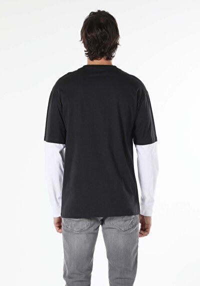 Image de T-shirt À Manches Longues Anthracite Comfort Fit  Homme