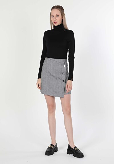 Image de Jupe Gris Mini    Femme