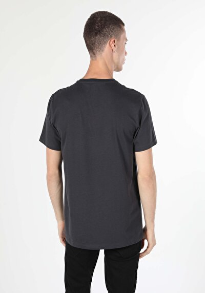 Image de T-shirt À Manches Courtes Anthracite Regular Fit Homme