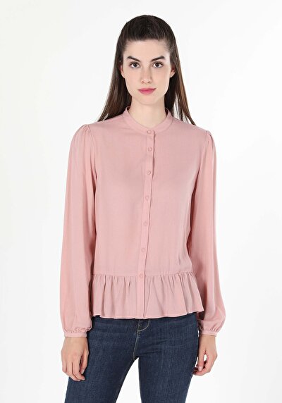 Image de Chemise À Manches Longues Rose    Femme