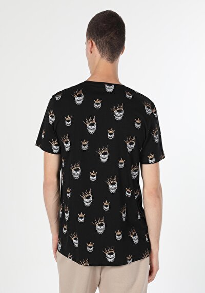 Image de T-shirt À Manches Courtes Noir Homme