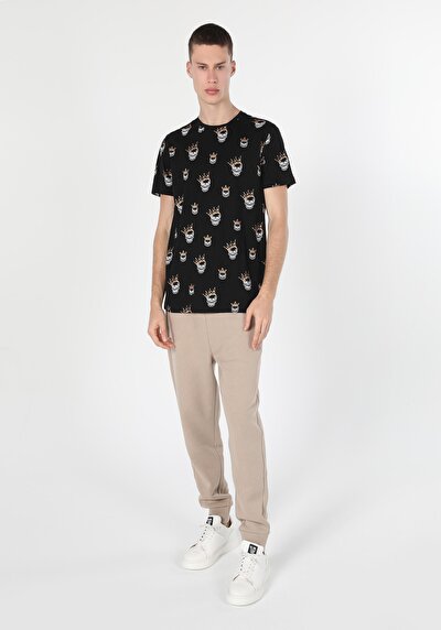 Image de T-shirt À Manches Courtes Noir Homme