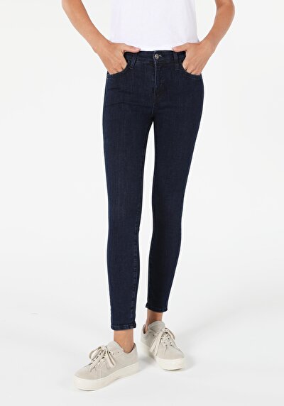 Image de 759 Lara Pantalon Bleu Skinny Leg En Super Slim Fit Femme