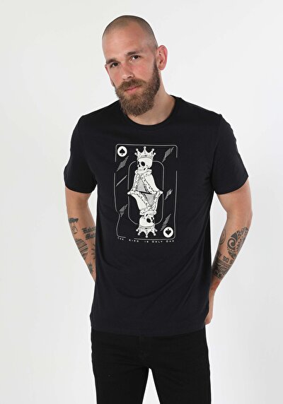 Image de T-shirt À Manches Courtes Noir Regular Fit  Homme