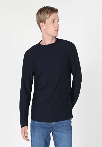 Image de T-shirt À Manches Longues Marine Regular Fit  Homme