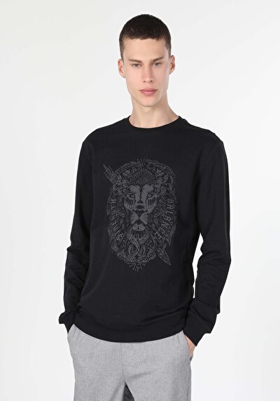 Image de Pull-over Noir Regular Fit  Homme