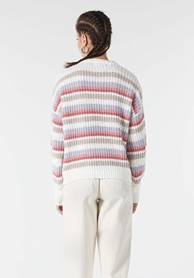Image de Pull Multicolou Comfort Fit Femme