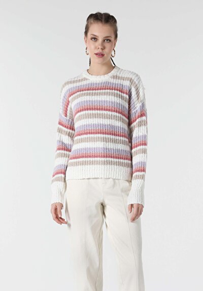 Image de Pull Multicolou Comfort Fit   Femme