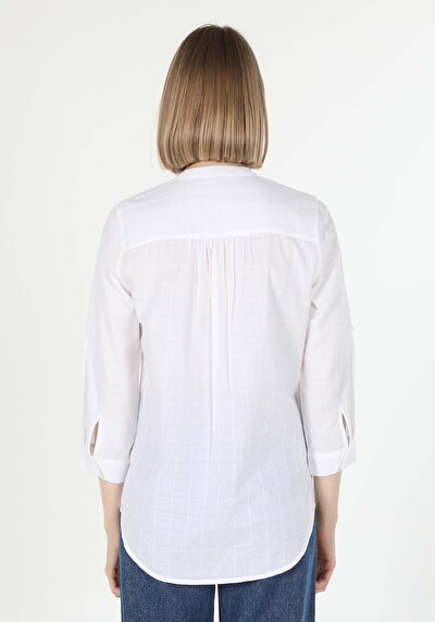 Image de Chemise À Manches Longues Blanc Femme