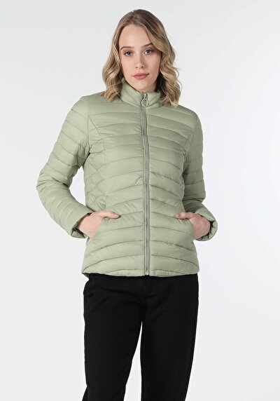 Afficher les détails de Veste Vert Slim Fit    Femme