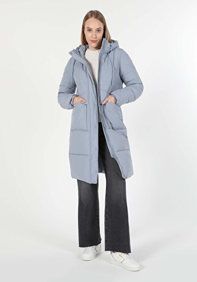 Image de Manteau  Bleu Regular Fit  Femme