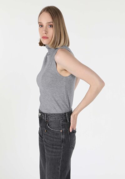 Image de Pull Gris Regular Fit Femme