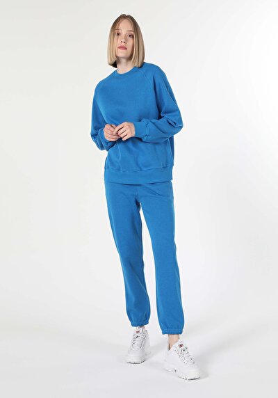 Afficher les détails de Pull-over Bleu Regular Fit  Femme