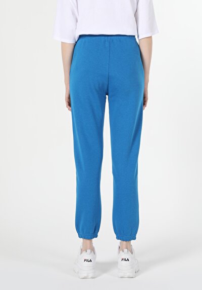 Image de Pantalon De Survêtement Bleu Regular Fit Femme