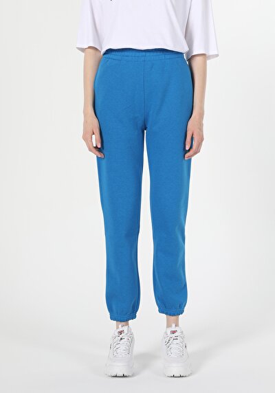 Image de Pantalon De Survêtement Bleu Regular Fit Femme