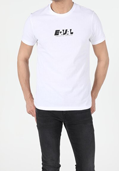 Image de T-shirt À Manches Courtes Blanc Regular Fit  Homme