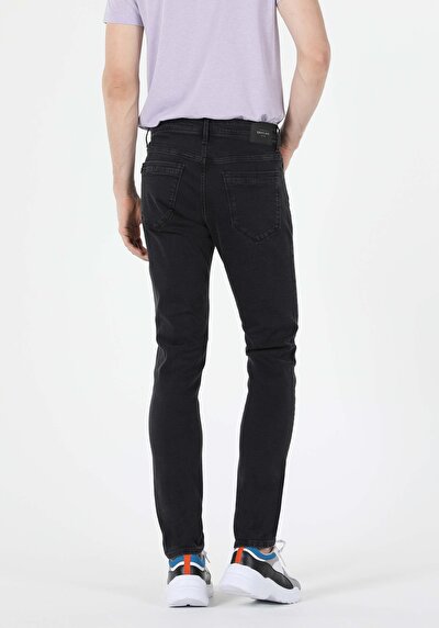 Image de 041 Danny Pantalon Noir Slim Leg En Slim Fit Homme