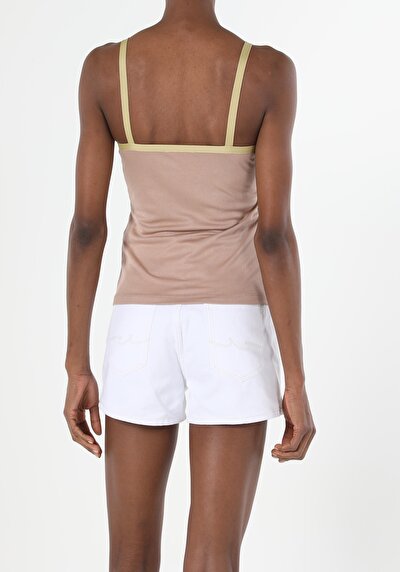 Image de Athlète Beige Slim Fit Femme
