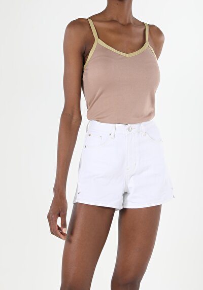 Image de Athlète Beige Slim Fit Femme