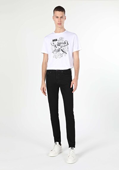 Afficher les détails de 040 Alex Pantalon Bleu Skinny  Leg  En  Skinny Fit Homme