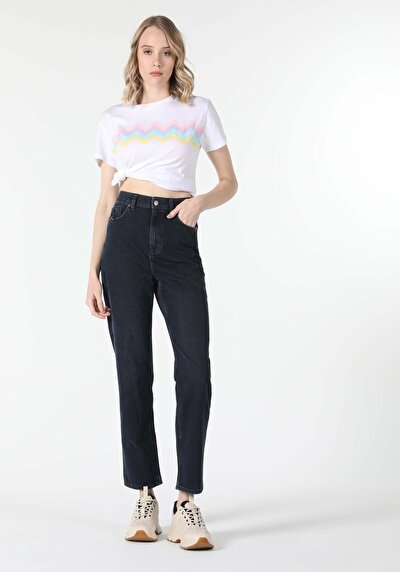 Image de 884 Lauren Pantalon Denim Bootcut En Straight Fit Femme
