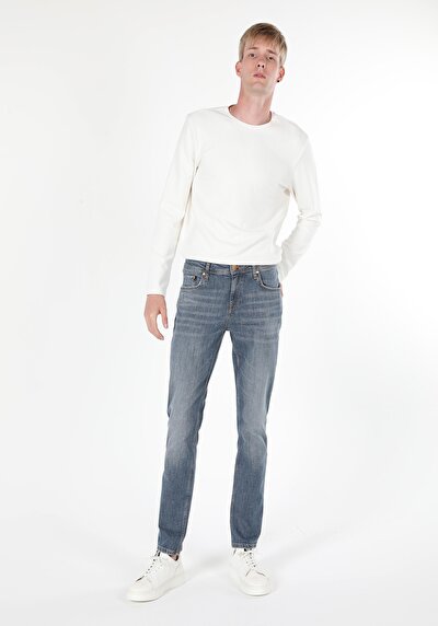 Image de 044 Karl Pantalon Denim Straight Leg  En  Straight Fit Homme