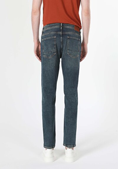 Image de 067 Jack Pantalon Bleu Tapered Leg En Regular Fit Homme