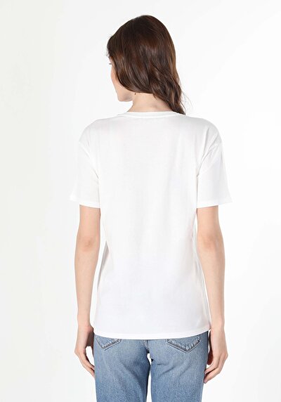 Image de T-shirt À Manches Courtes Blanc Femme