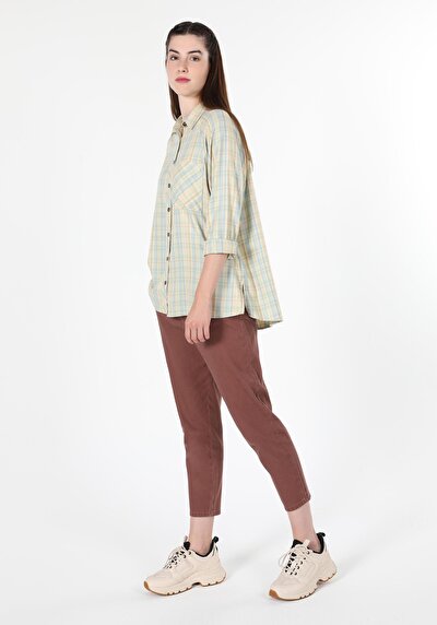 Image de Chemise À Manches Longues Beige Femme