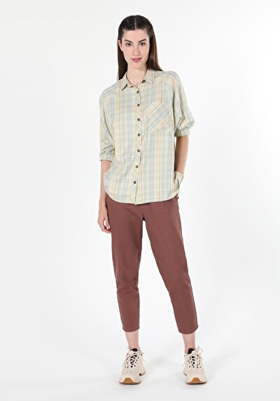 Image de Chemise À Manches Longues Beige Femme