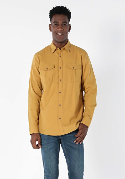 Image de Chemise À Manches Longues Safran Regular Fit   Homme