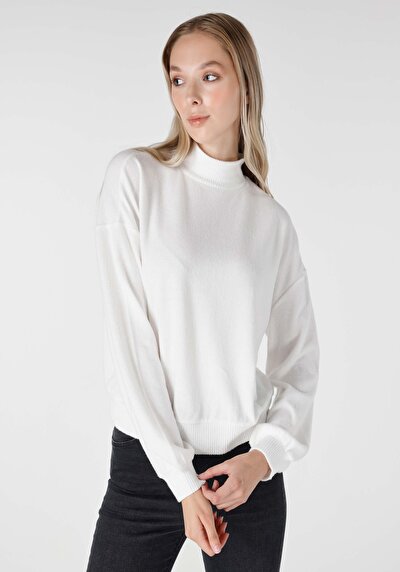 Image de T-shirt À Manches Longues Blanc Regular Fit Femme
