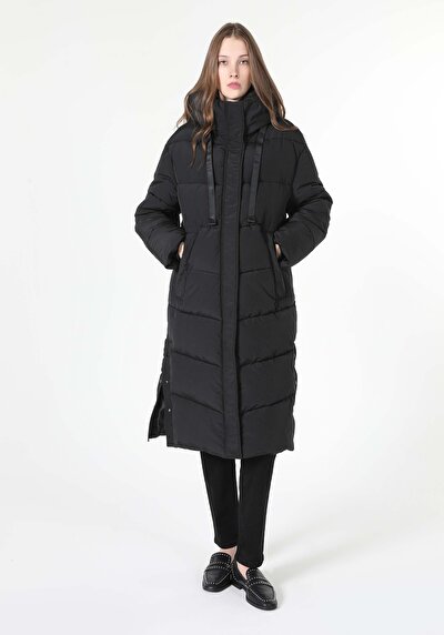 Image de Manteau  Noir Regular Fit  Femme