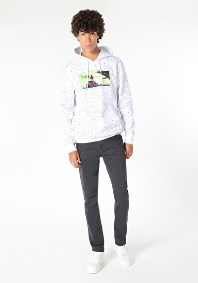 Afficher les détails de Pantalon Anthracite Straight Leg  En  Straight Fit Homme