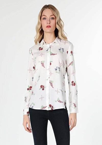 Afficher les détails de Chemise À Manches Longues Multicolou    Femme