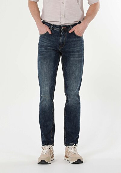 Image de 067 Jack Pantalon Vert Tapered Leg  En  Regular Fit Homme