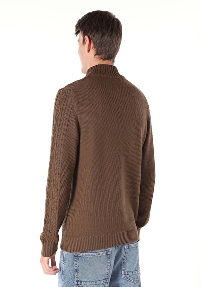 Image de Pull Marron Regular Fit   Homme