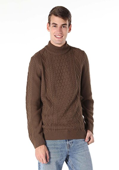 Image de Pull Marron Regular Fit   Homme