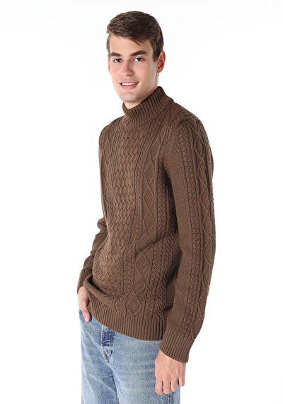 Image de Pull Marron Regular Fit   Homme