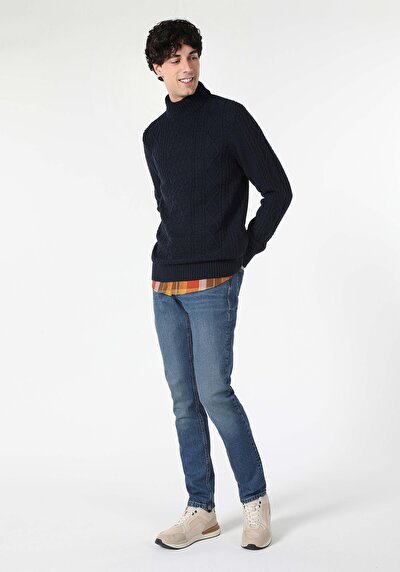 Image de Pull Marine Regular Fit   Homme