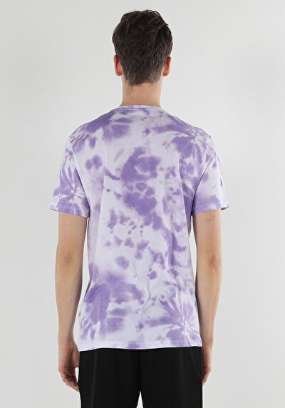 Image de T-shirt À Manches Courtes Violet Comfort Fit Homme